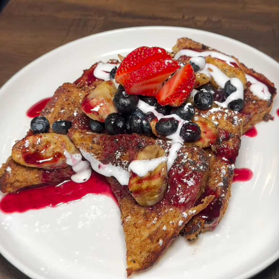 Strawberry Blueberry Banana French Toast